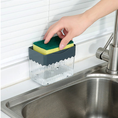 Soap Pump And Sponge Caddy