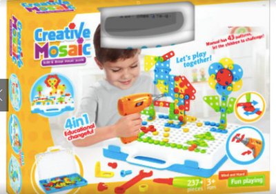 237 Piece Creative Building Kits Educational Blocks Sets - STEM